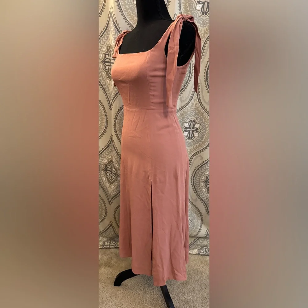Reformation Twilight Midi Dress - Praline - Size 0 - Excellent Condition - Picture 2 of 7